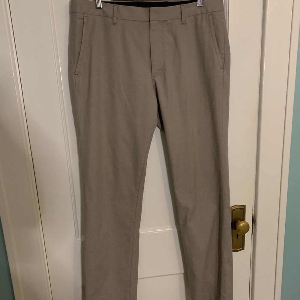 Bonobos Tan dress pants with Straight Leg Cut, Men’s size 34/32